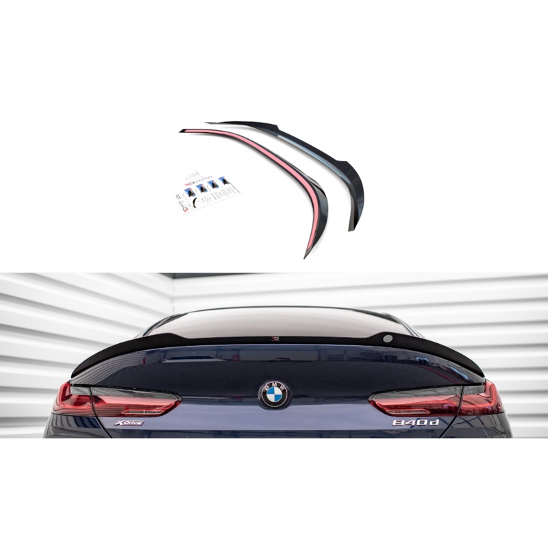 SPOILER CAP BMW 8 GRAN COUPE M-PACK G16 GLOSS BLACK