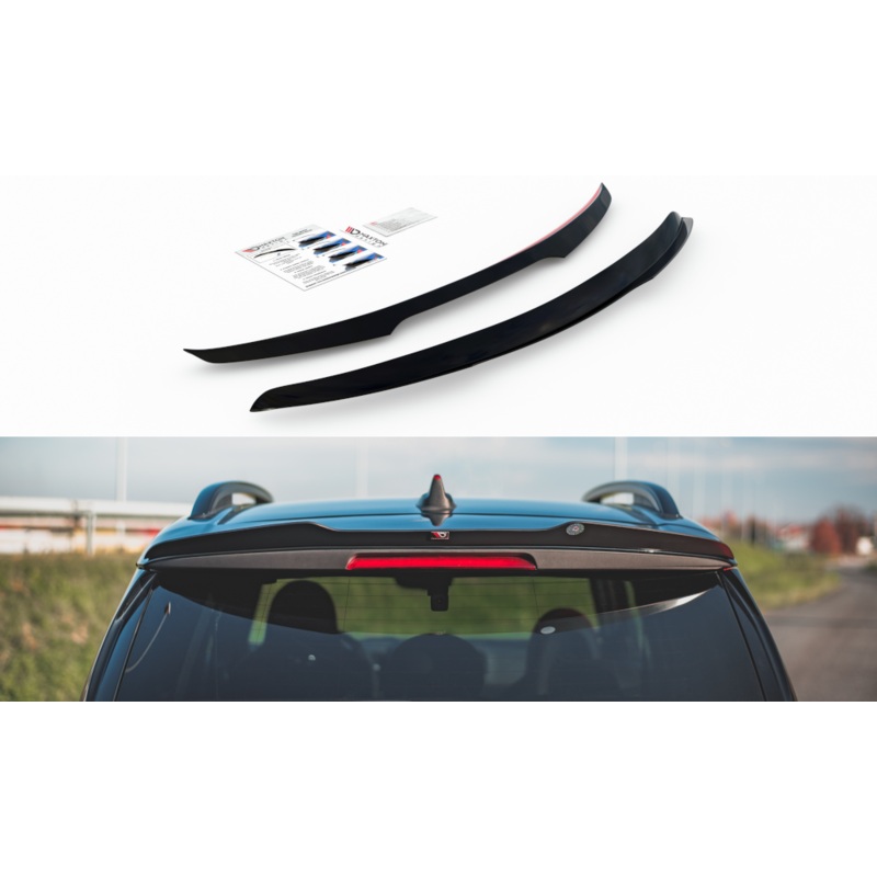 SPOILER CAP MINI COUNTRYMAN MK2 F60 JCW GLOSS BLACK
