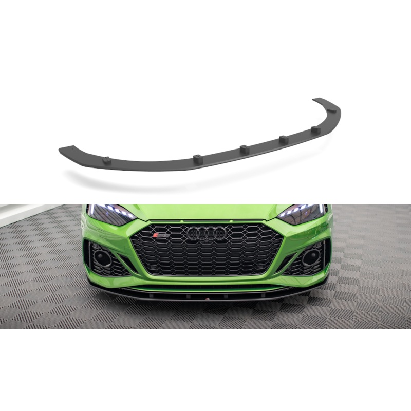 STREET PRO FRONT SPLITTER AUDI RS5 F5 FACELIFT BLACK