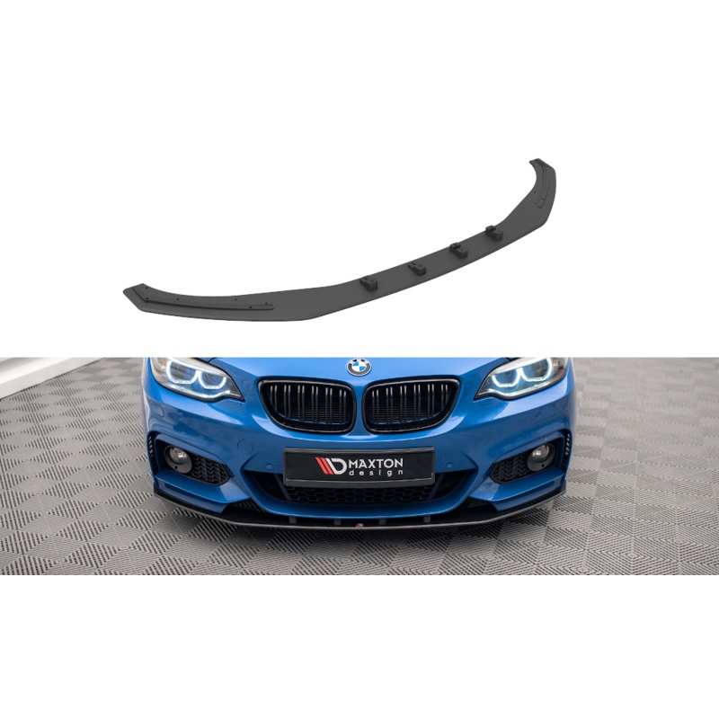 STREET PRO FRONT SPLITTER BMW 2 M-PACK F22 BLACK