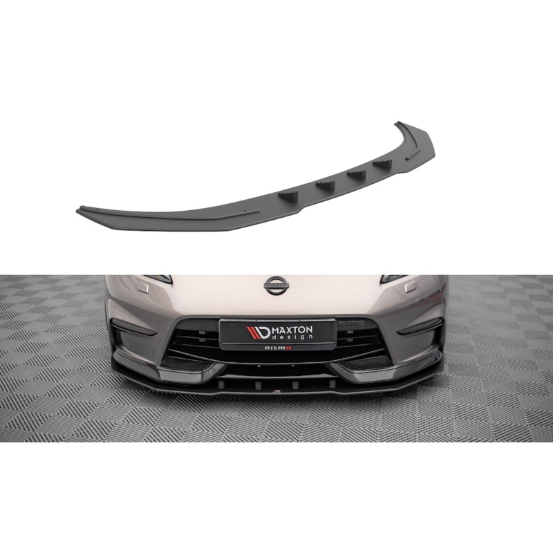 STREET PRO FRONT SPLITTER NISSAN 370Z NISMO FACELIFT BLACK