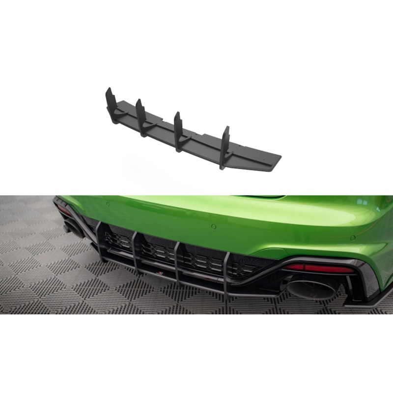 STREET PRO REAR DIFFUSER AUDI RS5 F5 FACELIFT BLACK
