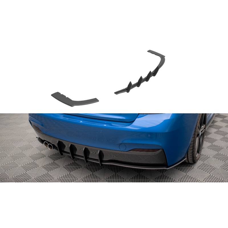 STREET PRO REAR DIFFUSER BMW 2 M-PACK F22 BLACK