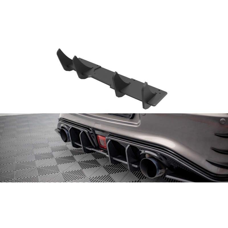 STREET PRO REAR DIFFUSER NISSAN 370Z NISMO FACELIFT BLACK