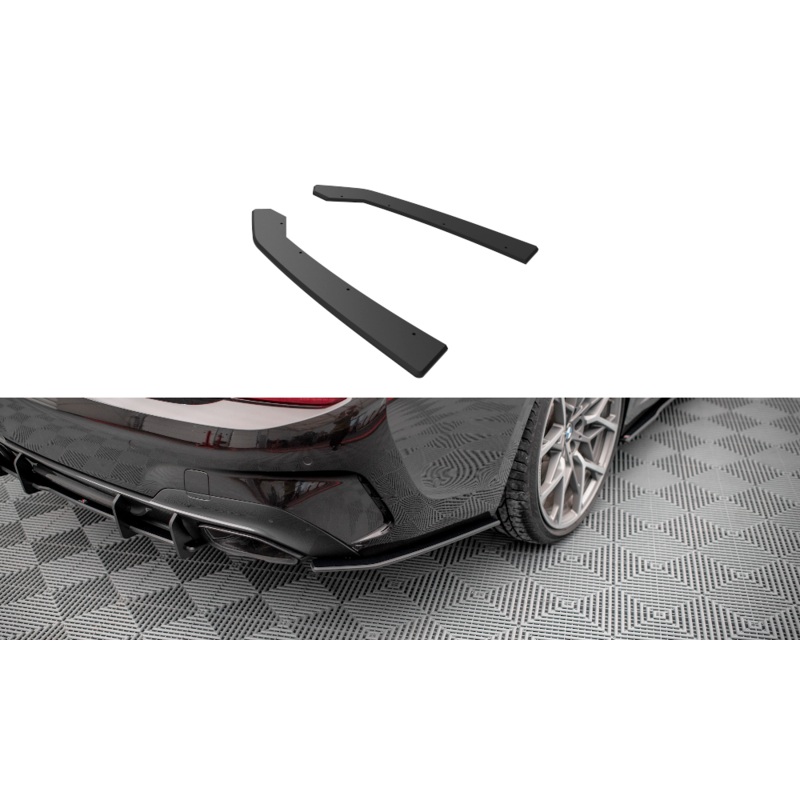 STREET PRO REAR SIDE SPLITTERS V.1 BMW 3 M-PACK G20 / G21 (M340i) BLACK