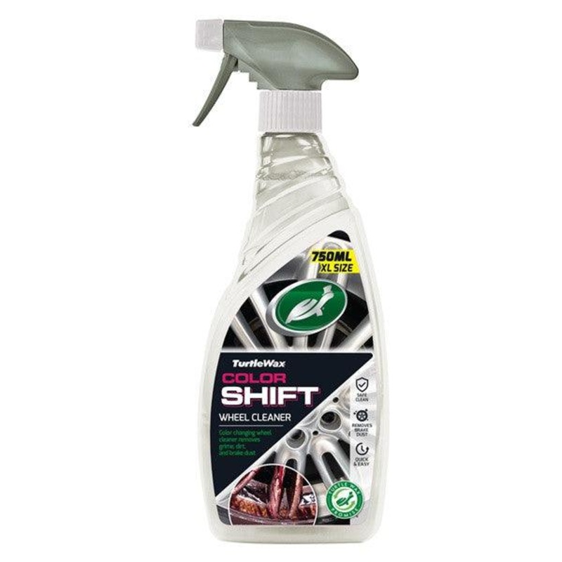 Turtle Wax ColorShift Wheel Cleaner 750ml - Removes Brake Dust & Iron Fallout