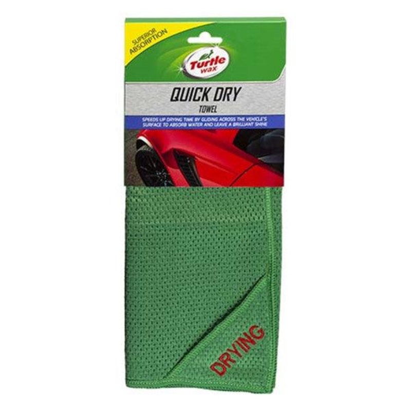 Turtle Wax Quick Dry Microfibre Towel - 60x40cm