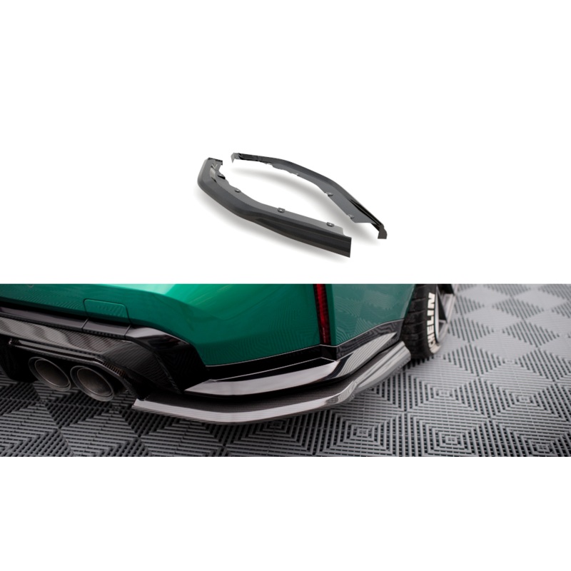 CARBON FIBER REAR SIDE SPLITTERS BMW M3 G80 (SET FOR DIFFUSER ONLY)
