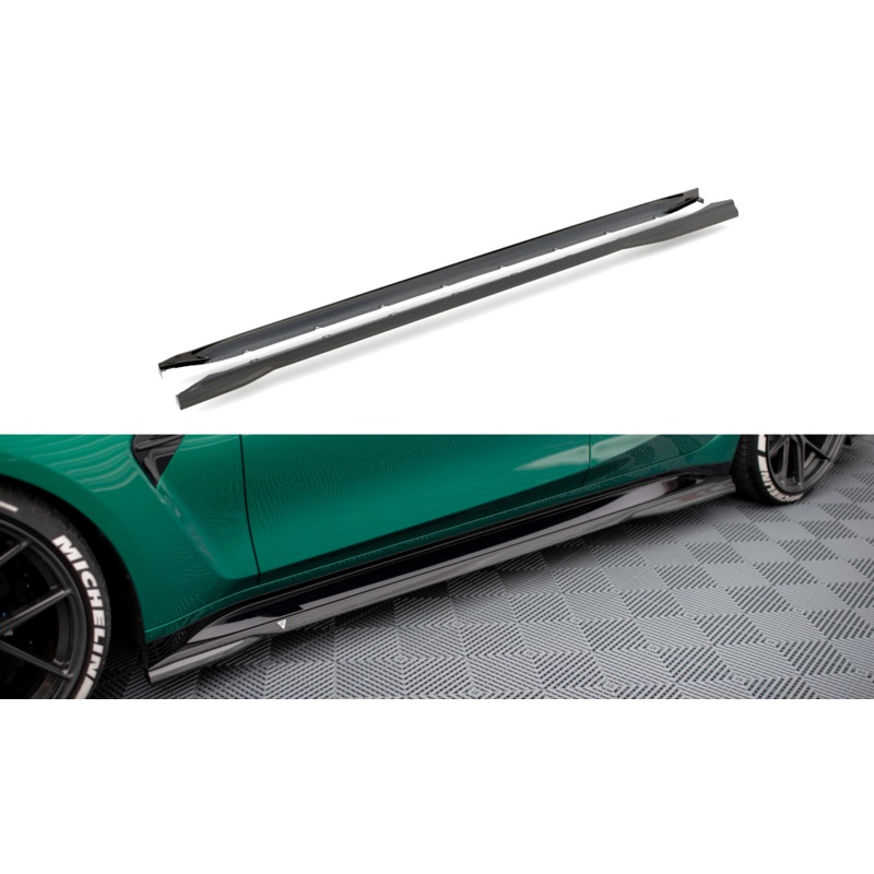 CARBON FIBER SIDE SKIRTS BMW M3 G80