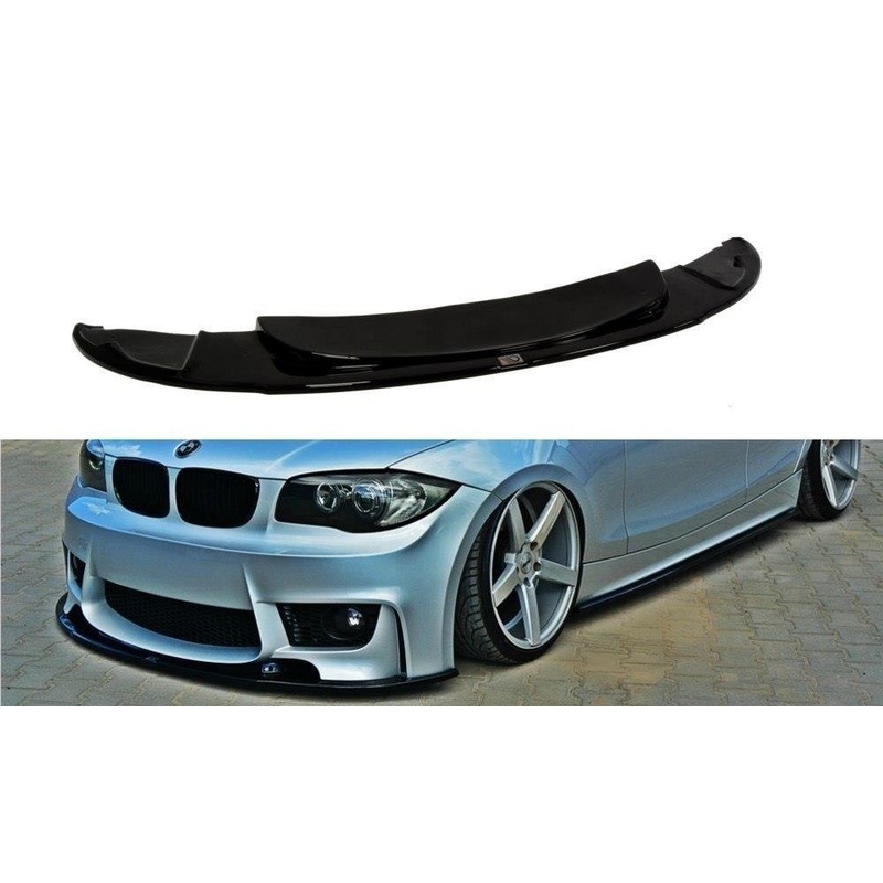 FRONT SPLITTER BMW 1 E87 M-DESIGN GLOSS BLACK