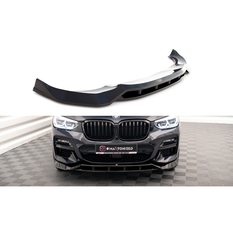 FRONT SPLITTER BMW X3 M40i G01 GLOSS BLACK