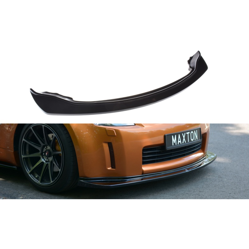 FRONT SPLITTER NISSAN 350Z GLOSS BLACK