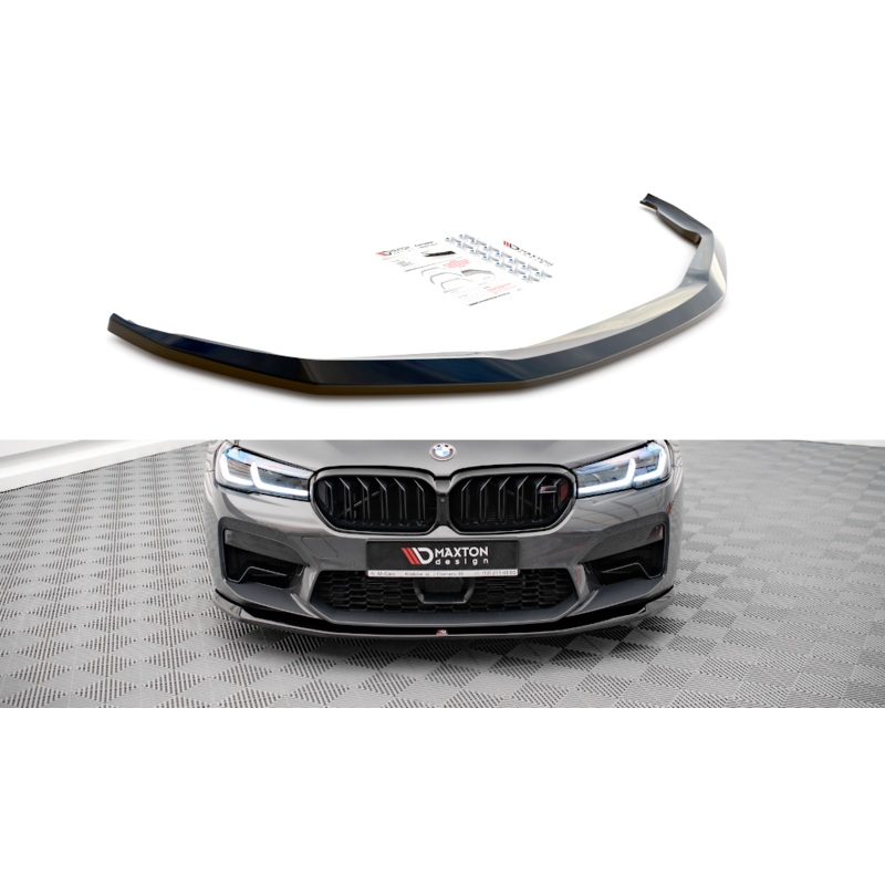 FRONT SPLITTER V.3 BMW M5 F90 FACELIFT GLOSS BLACK