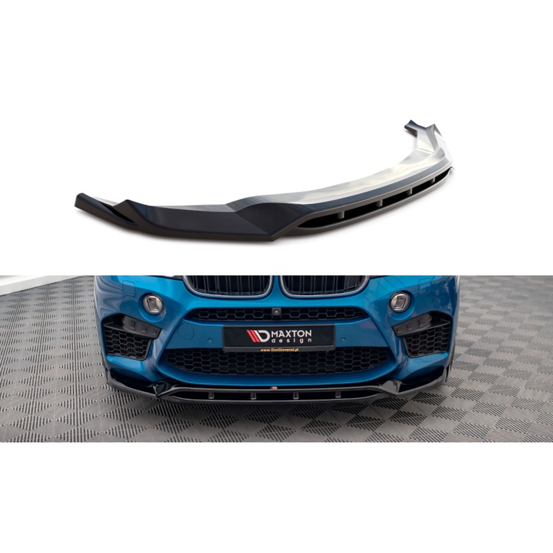 FRONT SPLITTER V.3 BMW X5 M F85 / X6 M F86 GLOSS BLACK