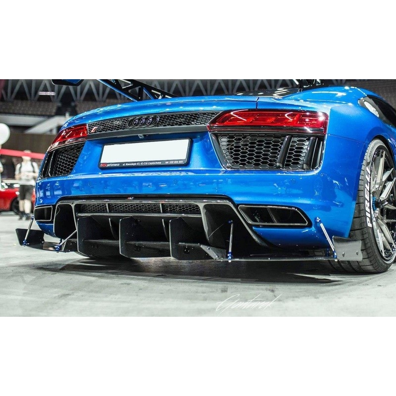 REAR DIFFUSER AUDI R8 MK.2 BLACK