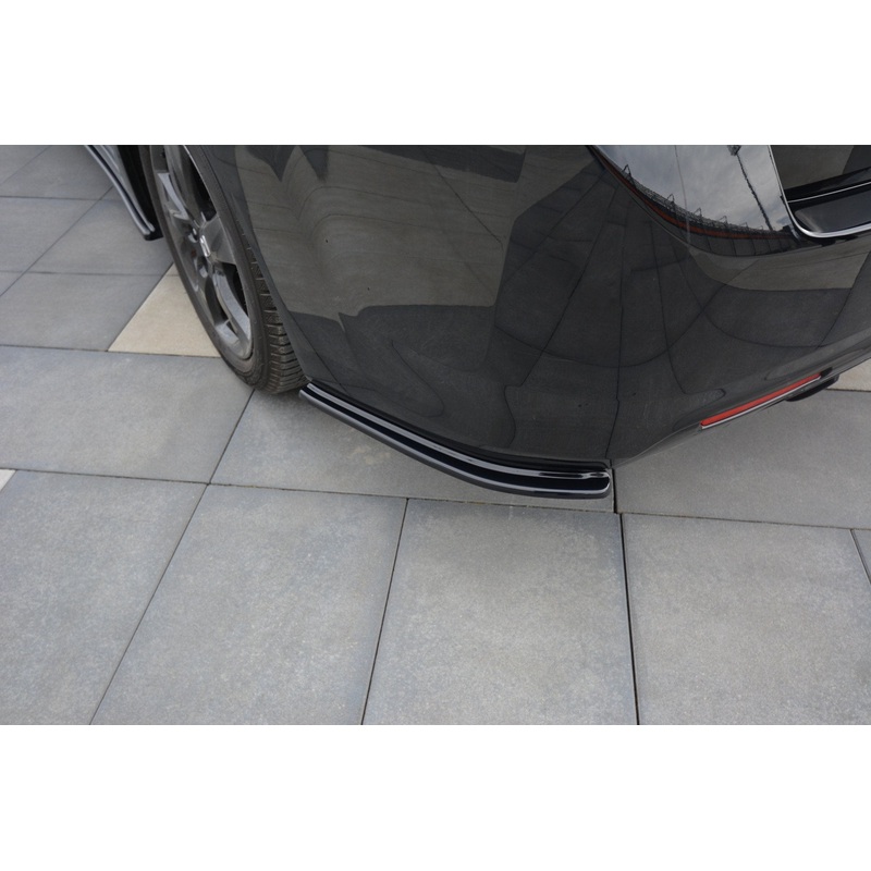 REAR SIDE SPLITTERS ACURA TSX CU2 PRE-FACELIFT / ACCORD MK8. (CU-SERIES) PREFACE SEDAN GLOSS BLACK