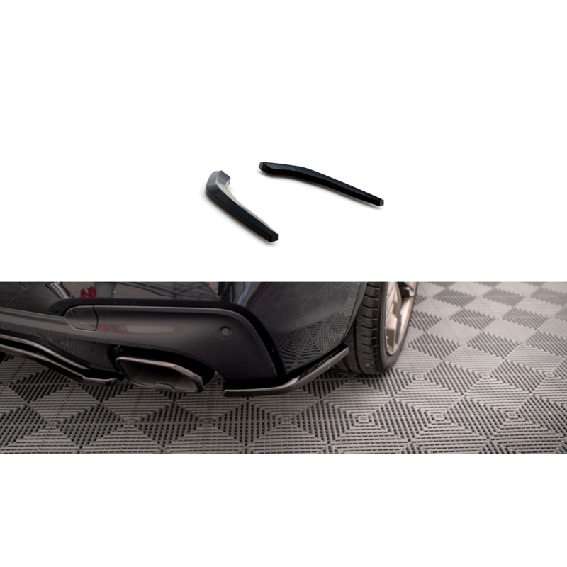 REAR SIDE SPLITTERS BMW X3 M40i G01 GLOSS BLACK