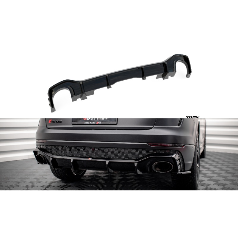 REAR VALANCE AUDI RSQ8 MK1 GLOSS BLACK