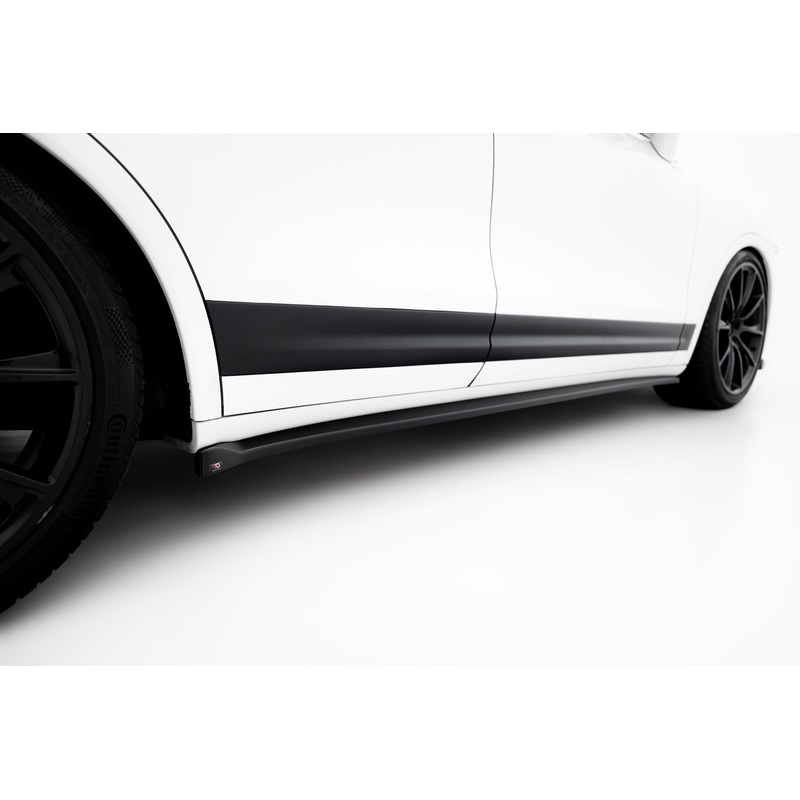 SIDE SKIRTS DIFFUSERS PORSCHE CAYENNE MK2 GLOSS BLACK
