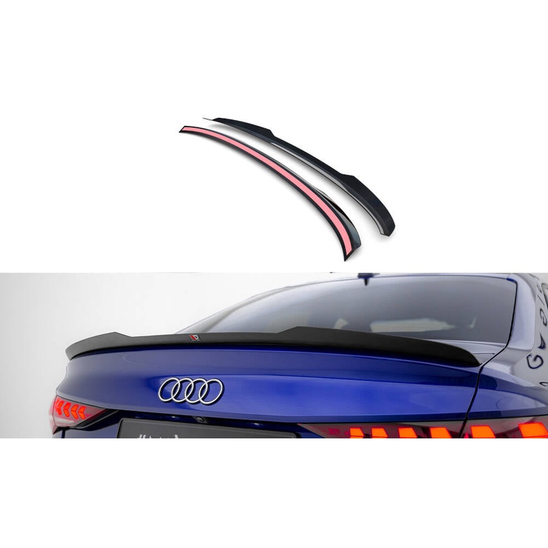 SPOILER CAP AUDI A3 / A3 S-LINE SEDAN 8Y GLOSS BLACK