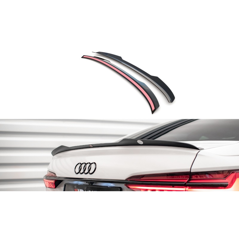 SPOILER CAP AUDI A6 SEDAN C8 GLOSS BLACK
