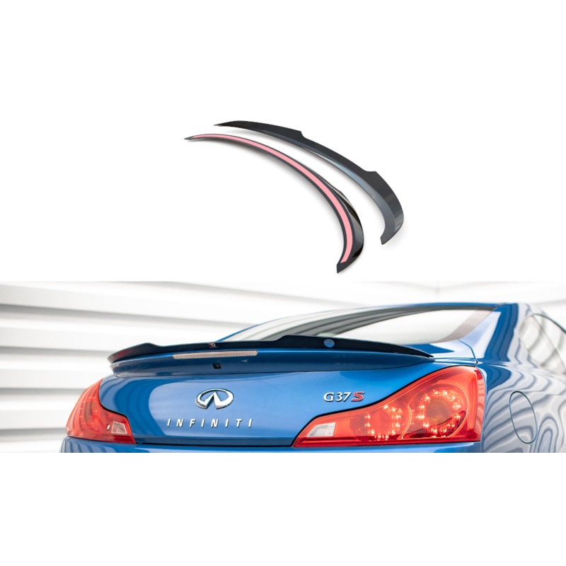 SPOILER CAP INFINITI G37 COUPE GLOSS BLACK