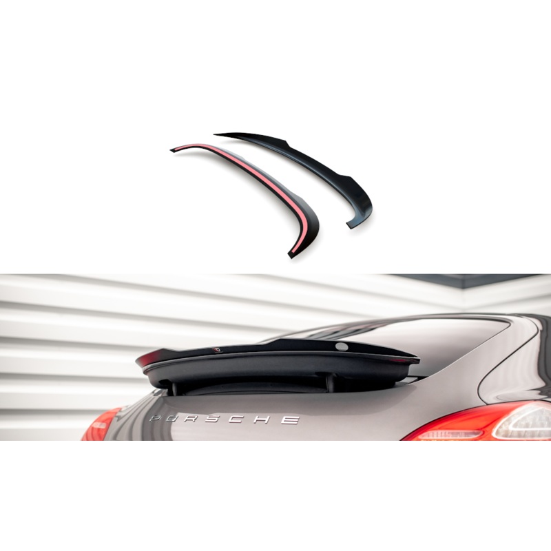 SPOILER CAP PORSCHE PANAMERA / PANAMERA DIESEL 970 GLOSS BLACK