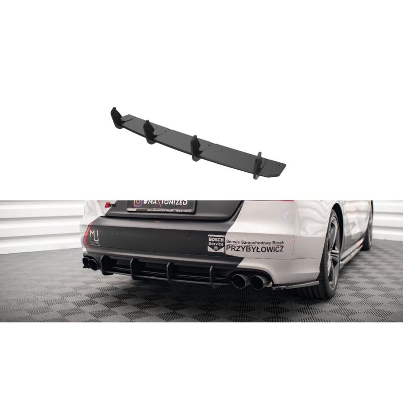 STREET PRO REAR DIFFUSER AUDI S8 D4 BLACK