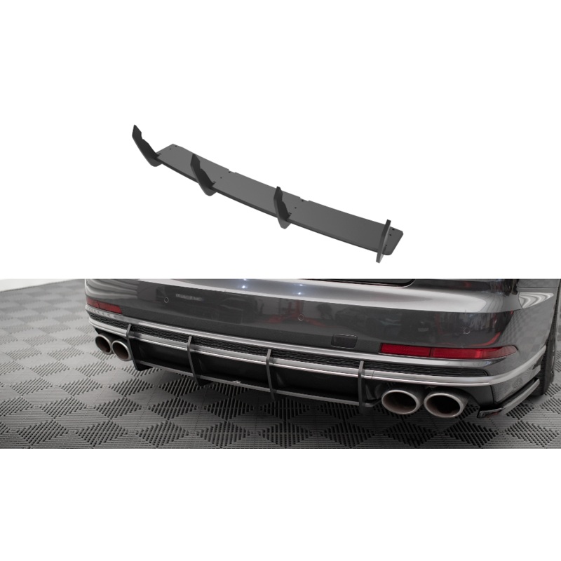 STREET PRO REAR DIFFUSER AUDI S8 D5 BLACK