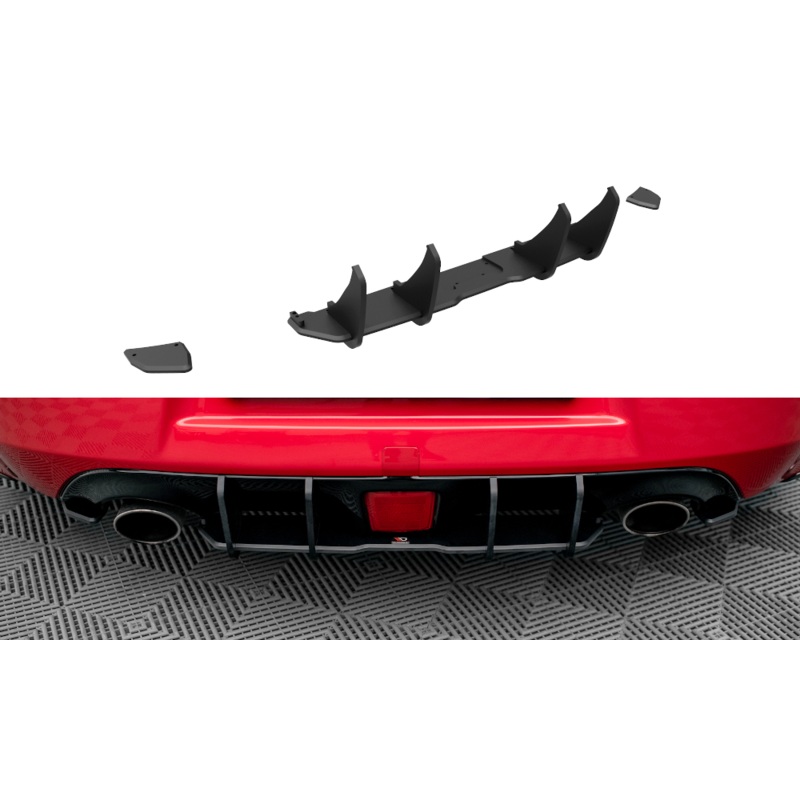 STREET PRO REAR DIFFUSER NISSAN 370Z BLACK