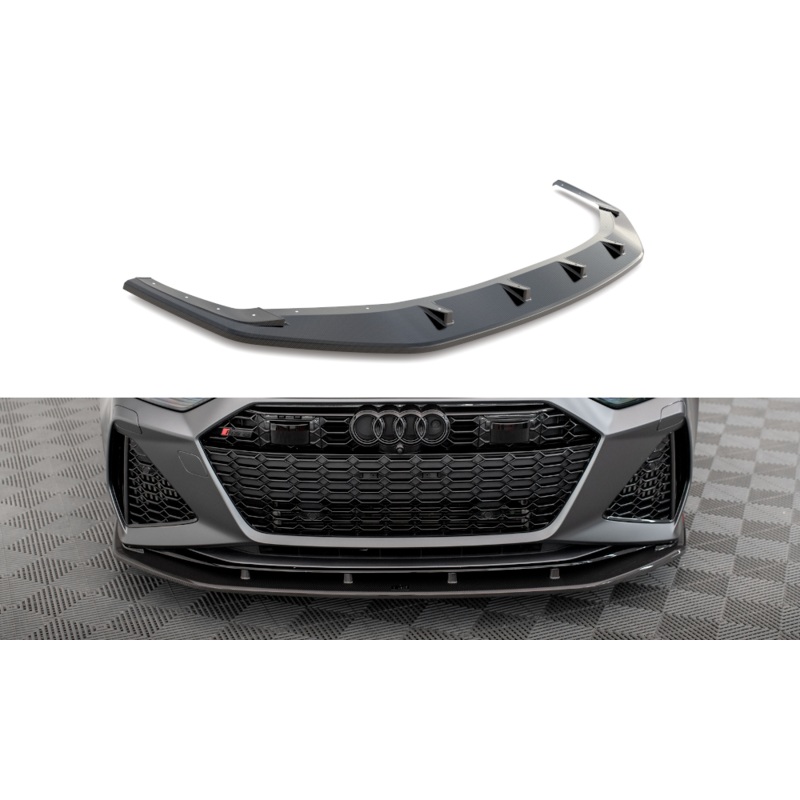 CARBON FIBER FRONT SPLITTER AUDI RS6 C8 / RS7 C8