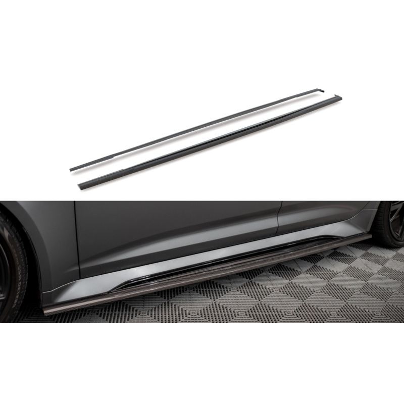 CARBON FIBER SIDE SKIRTS AUDI RS6 C8 / RS7 C8