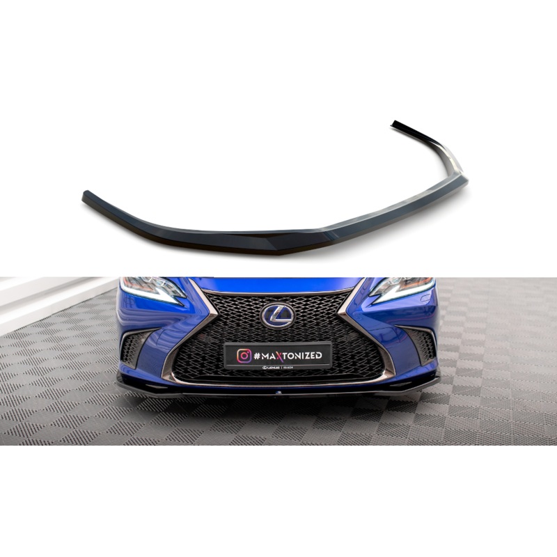 FRONT SPLITTER V.1 LEXUS ES F SPORT MK7 GLOSS BLACK
