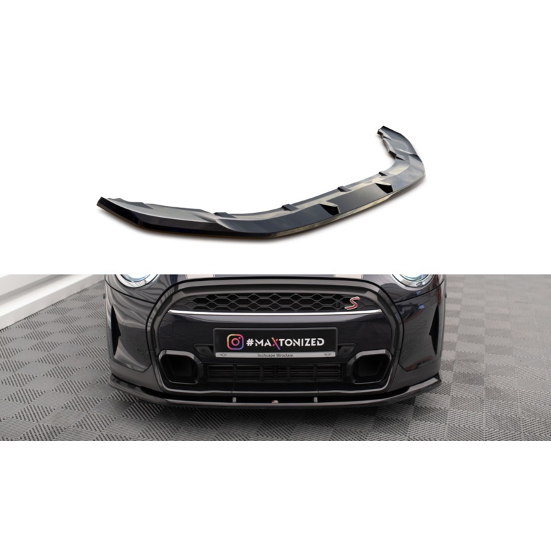 FRONT SPLITTER V.1 MINI COOPER S F56 FACELIFT GLOSS BLACK
