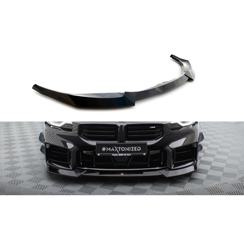 FRONT SPLITTER V.2 BMW M2 G87 GLOSS BLACK