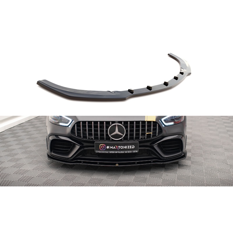 FRONT SPLITTER V.2 MERCEDES-AMG GT 63S 4-DOOR COUPE AERO GLOSS BLACK