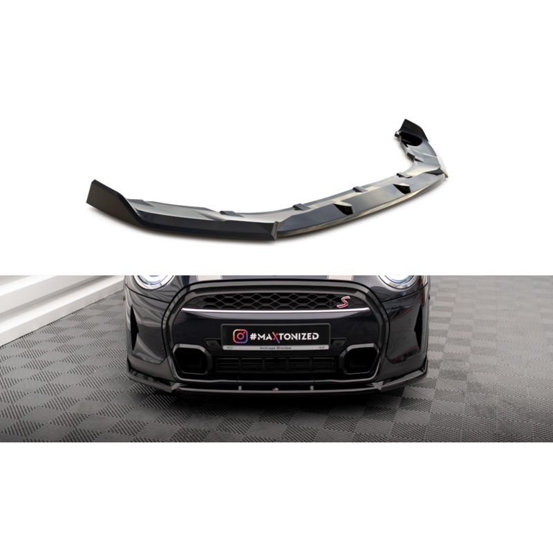 FRONT SPLITTER V.2 MINI COOPER S F56 FACELIFT GLOSS BLACK