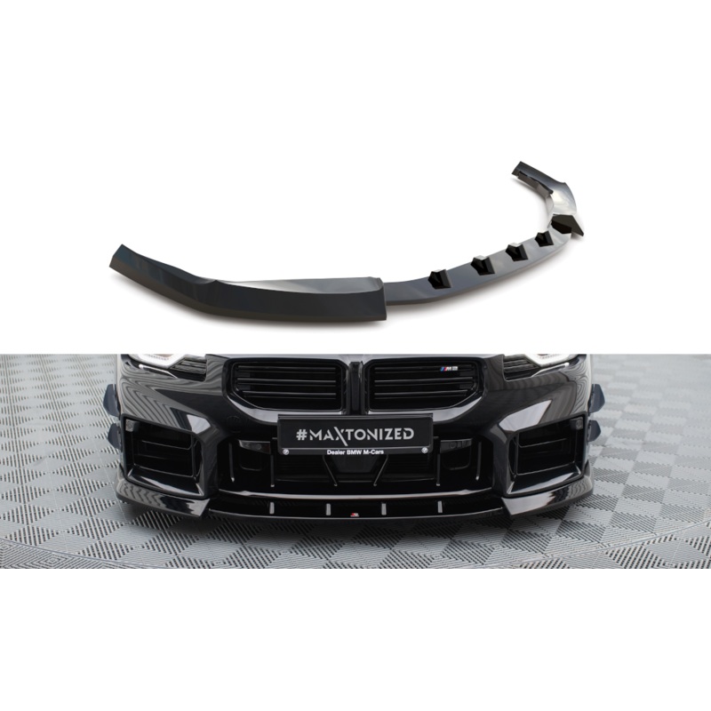 FRONT SPLITTER V.3 BMW M2 G87 GLOSS BLACK