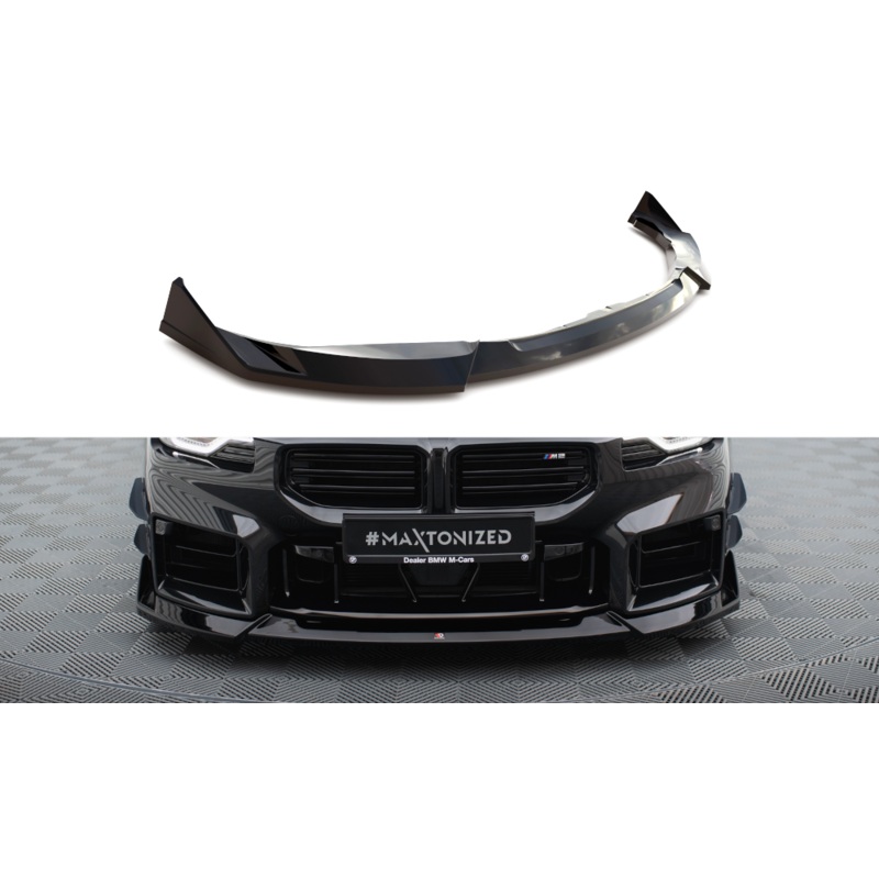 FRONT SPLITTER V.5 BMW M2 G87 GLOSS BLACK