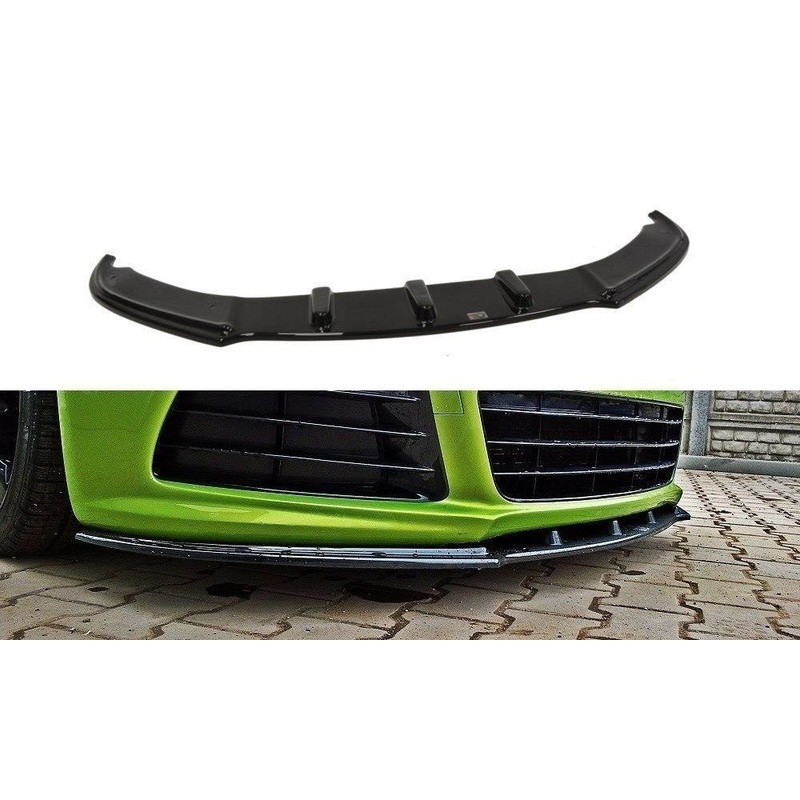FRONT SPLITTER VW SCIROCCO R GLOSS BLACK