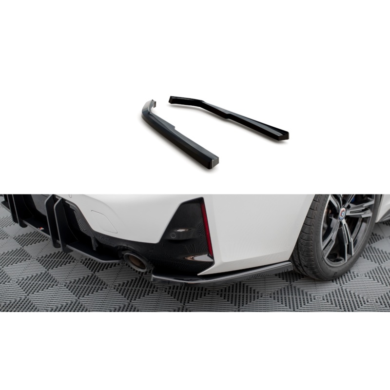 REAR SIDE SPLITTERS BMW M-PACK G20 / G21 FACELIFT GLOSS BLACK