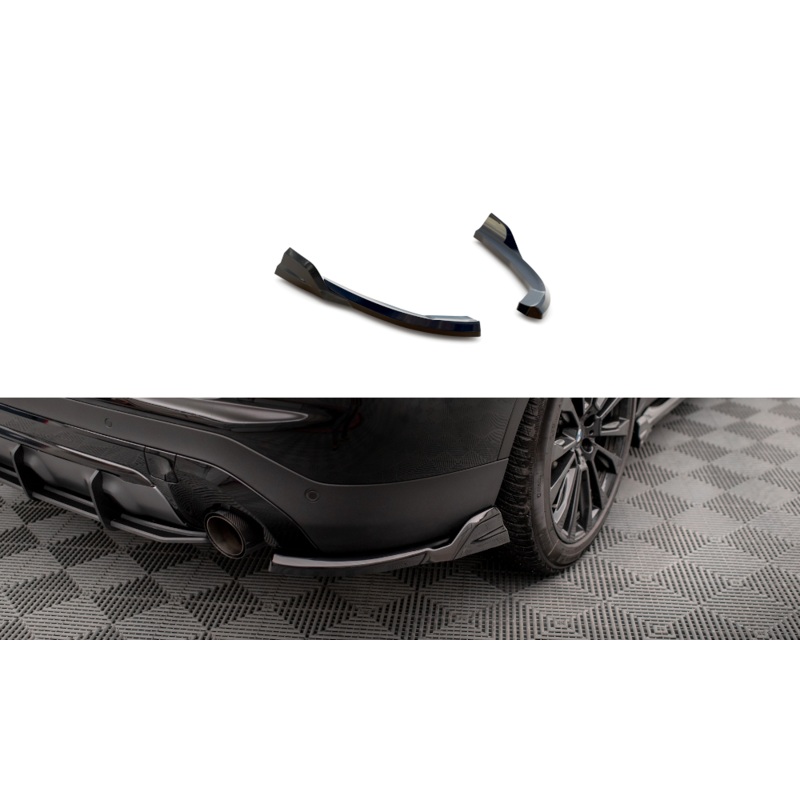 REAR SIDE SPLITTERS BMW X3 G01 GLOSS BLACK