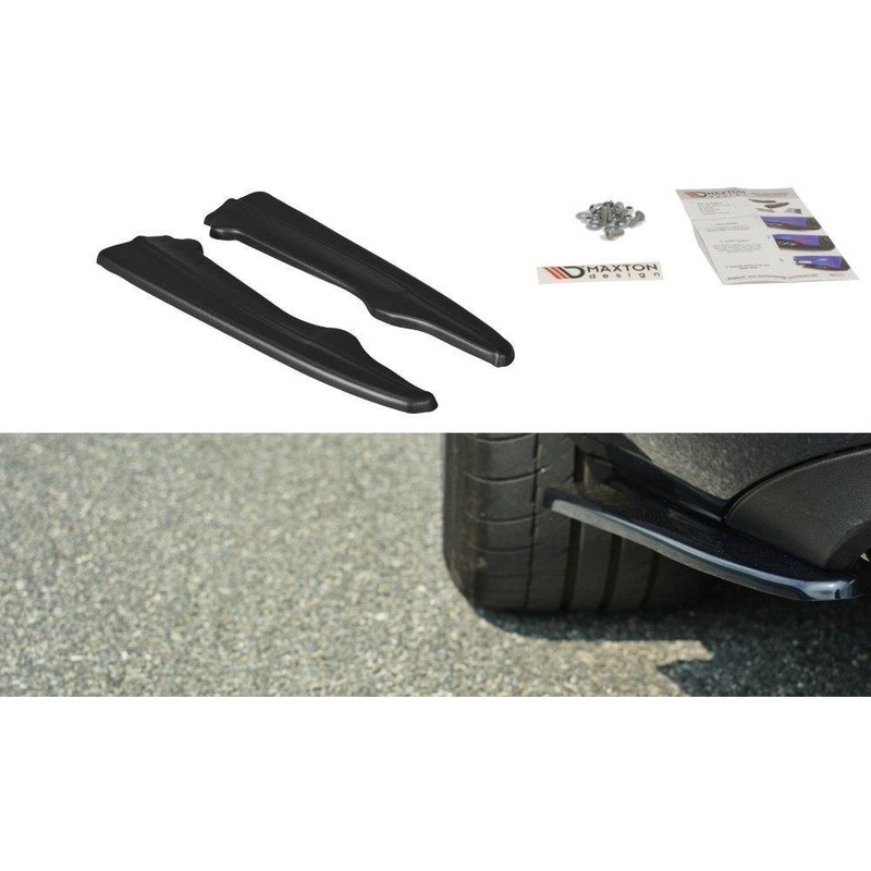 REAR SIDE SPLITTERS Mercedes - Benz E Coupe / Cabrio C207 Facelift / A207 Facelit GLOSS BLACK