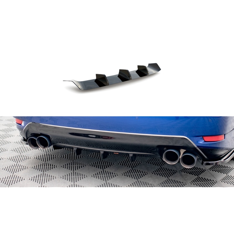 REAR VALANCE LEXUS GS F MK4 FACELIFT GLOSS BLACK