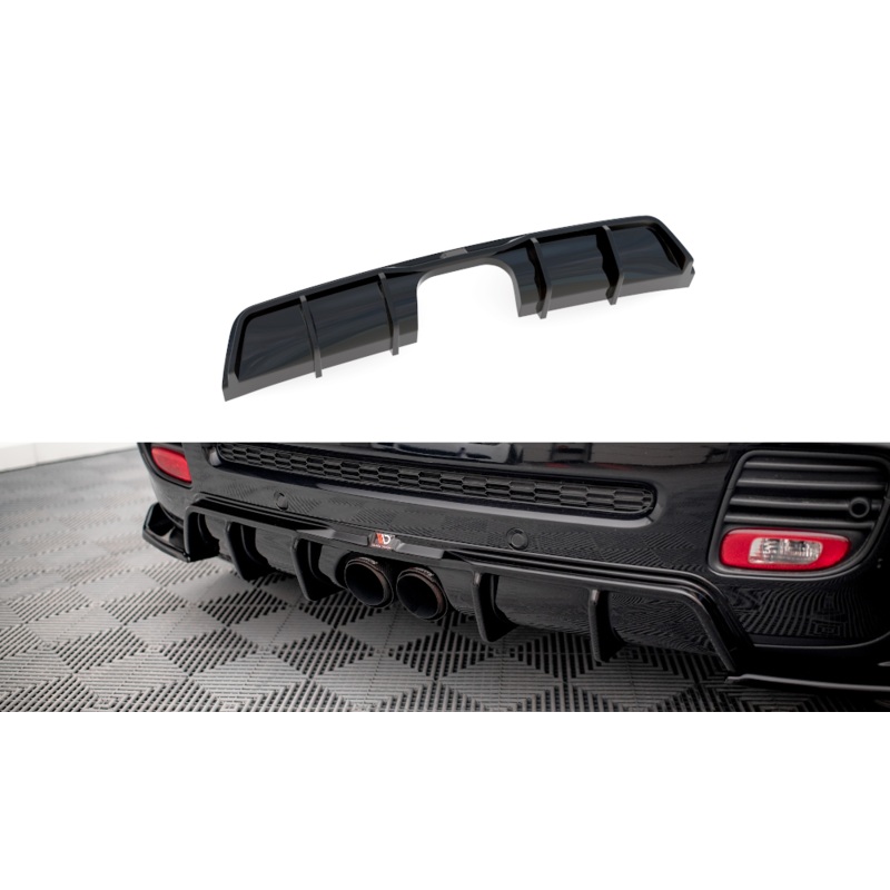 REAR VALANCE MINI COOPER JOHN COOPER WORKS R56 GLOSS BLACK