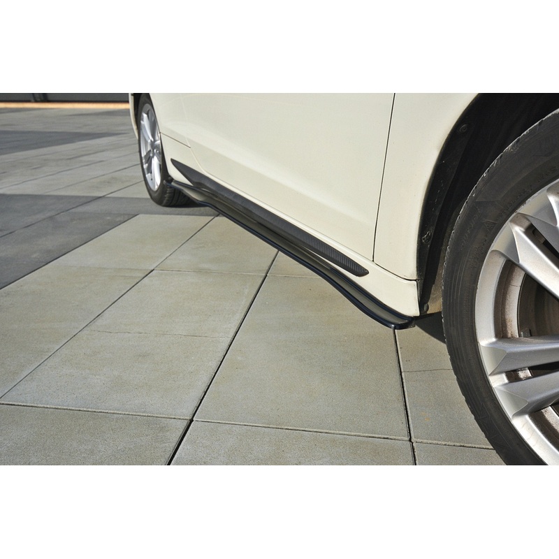 SIDE SKIRTS DIFFUSERS HONDA CR-Z GLOSS BLACK