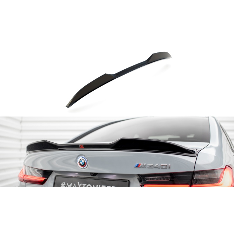 SPOILER CAP 3D BMW 3 M340I / M-PACK G20 / G20 FACELIFT GLOSS BLACK
