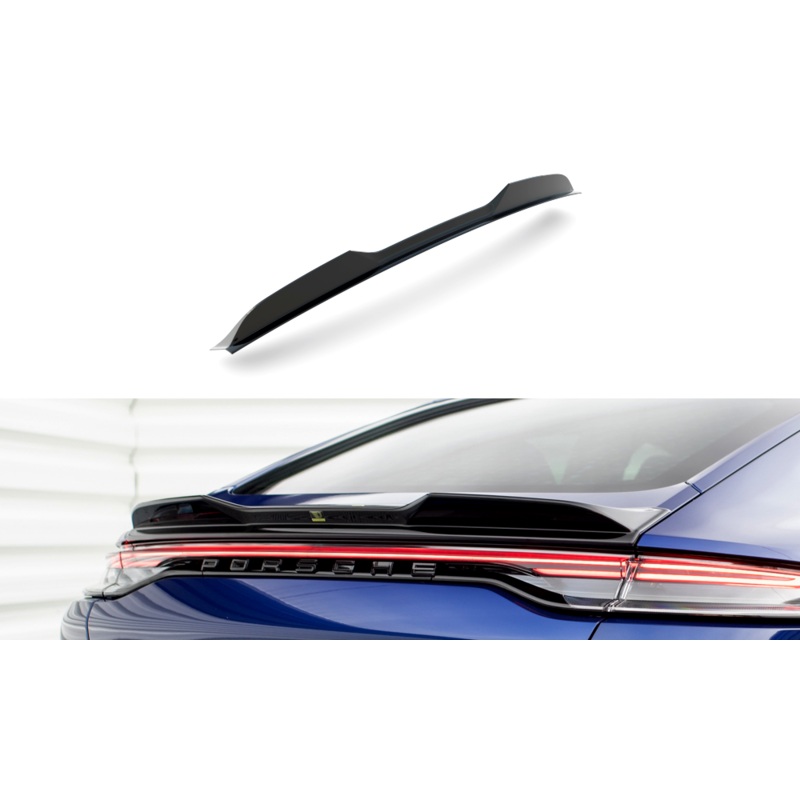 SPOILER CAP 3D PORSCHE PANAMERA E-HYBRID 971 FACELIFT GLOSS BLACK