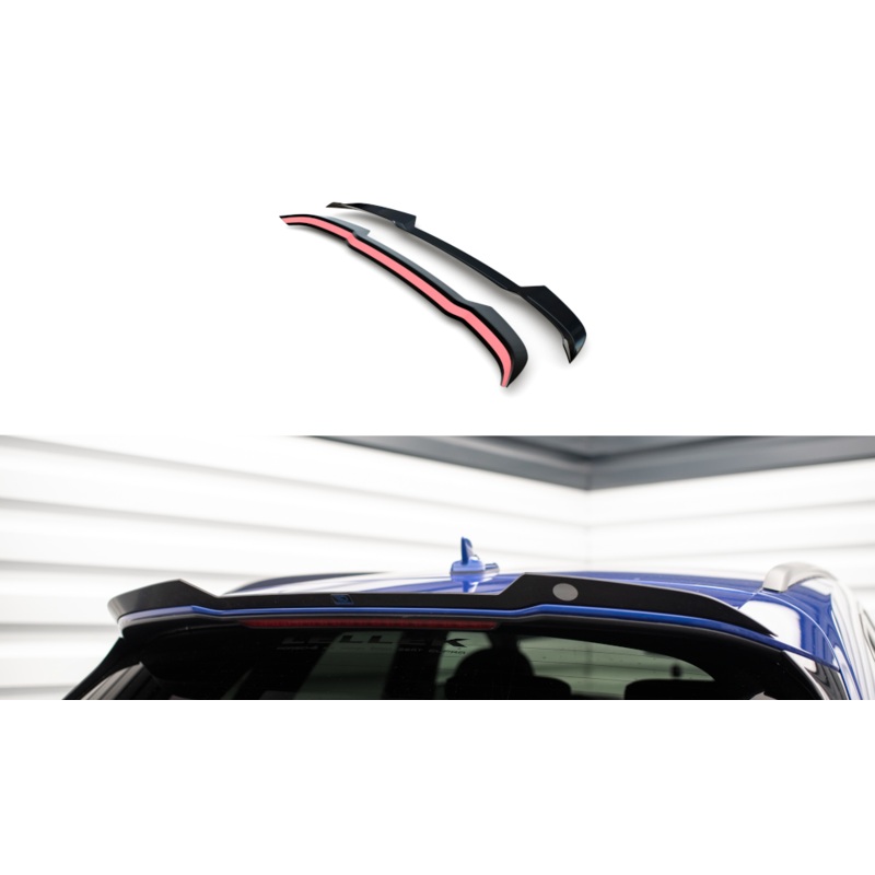SPOILER CAP AUDI Q5 S-LINE SUV MK2 FACELIFT GLOSS BLACK