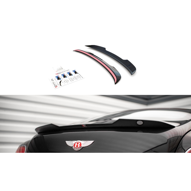 SPOILER CAP BENTLEY CONTINENTAL GT V8 S MK2 GLOSS BLACK